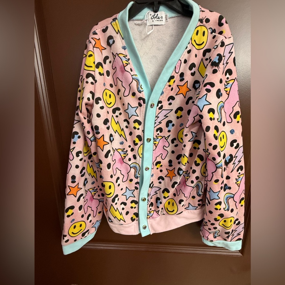 Lola and the Boys Pastel Knit Cardigan